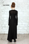 Marc le bihan half jacketless shoulder strap dress 2145 black